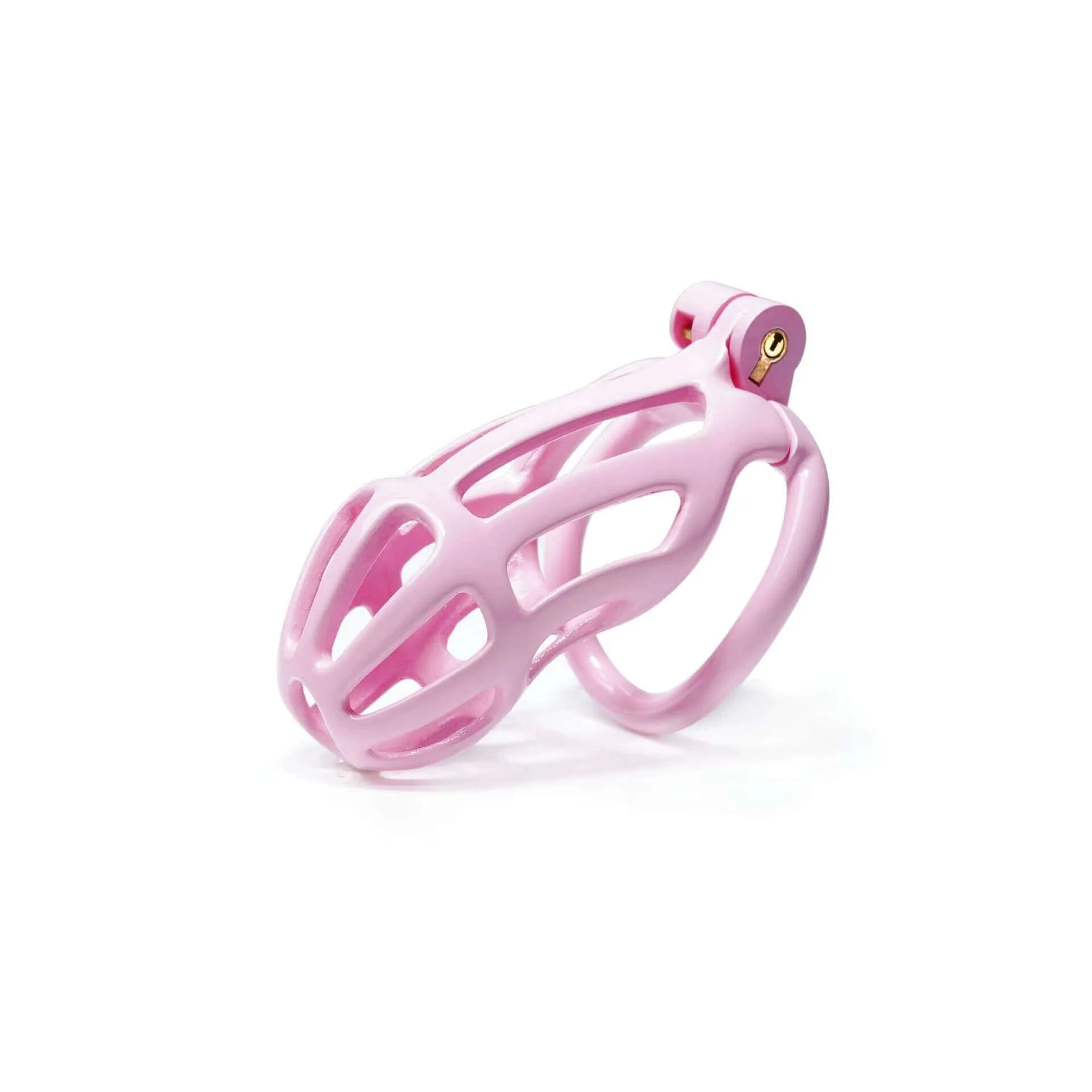 Pink Stripe Cobra Chastity Cage Kit 1.77 To 4.13 Inches Long - Image 6