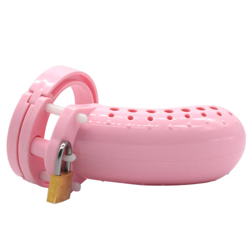 Plastic Chastity Cage 4.5 Inches Long (All 5 Rings Included) - Image 3