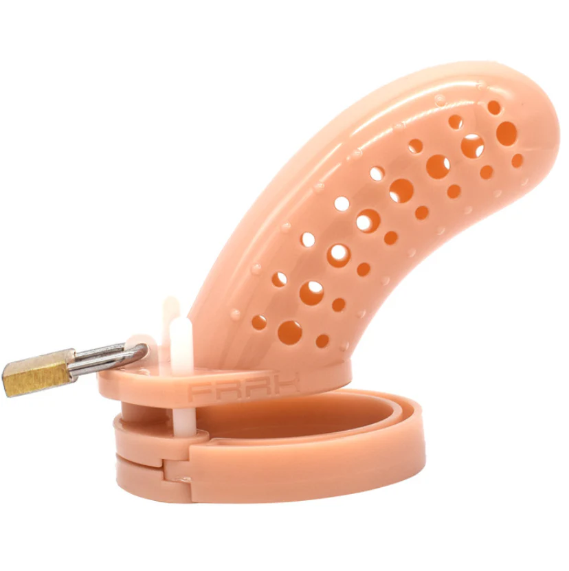 Plastic Chastity Cage 4.5 Inches Long (All 5 Rings Included) - Image 5