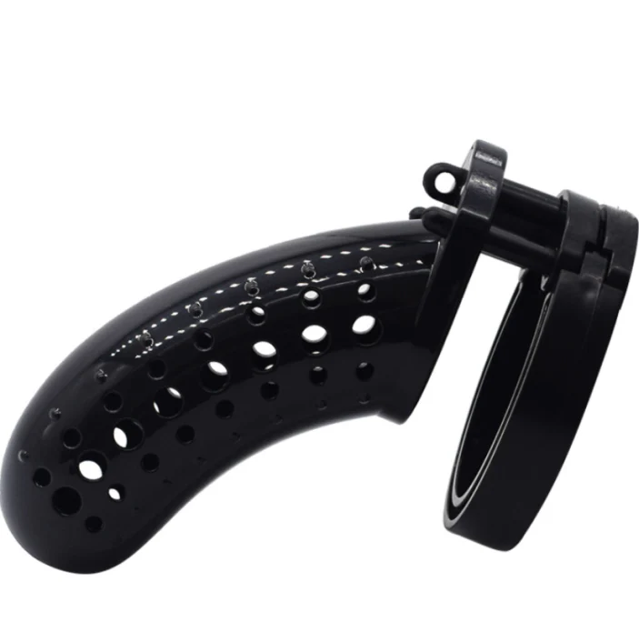 Plastic Chastity Cage 4.5 Inches Long (All 5 Rings Included) - Image 6