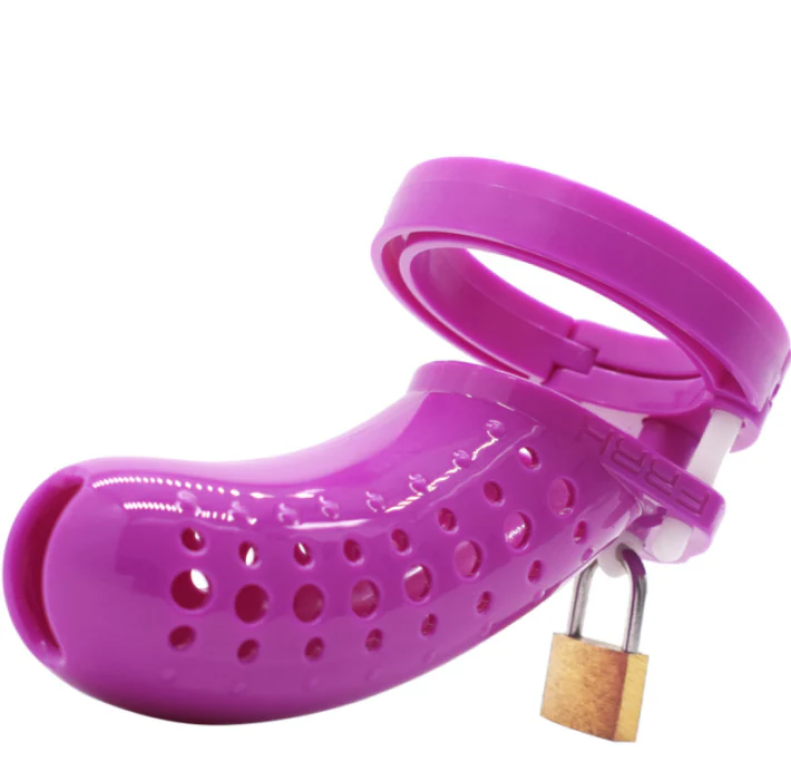 Plastic Chastity Cage 4.5 Inches Long (All 5 Rings Included) - Image 7