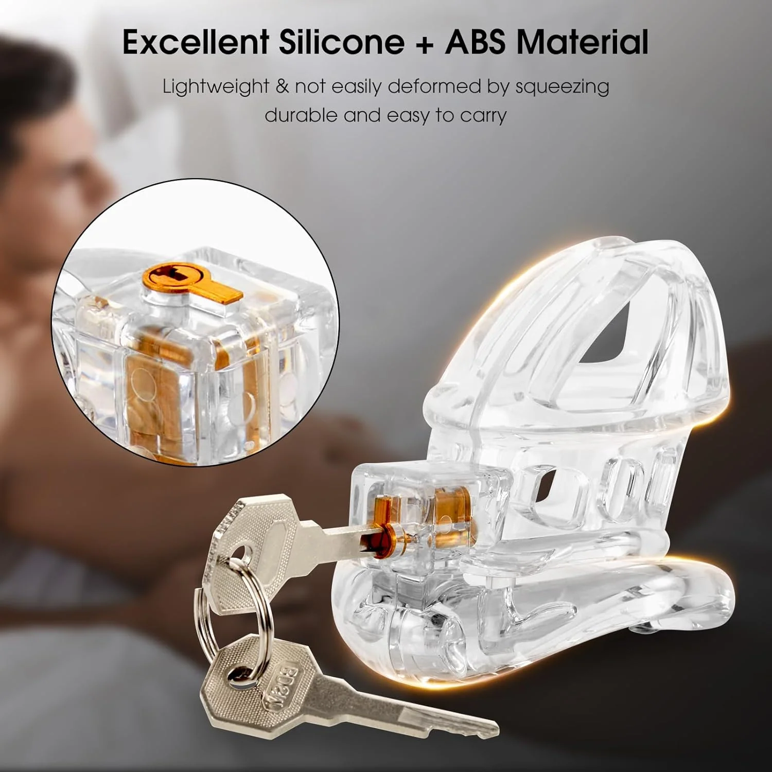 Plastic Chastity Cage Ventilated - Image 3