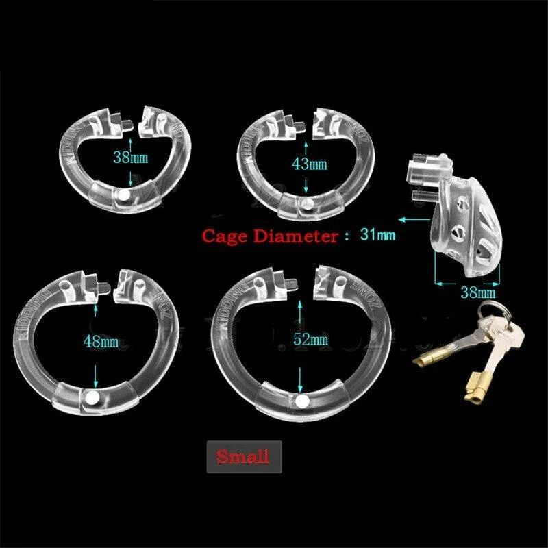 Plastic Chastity Cage Ventilated - Image 9