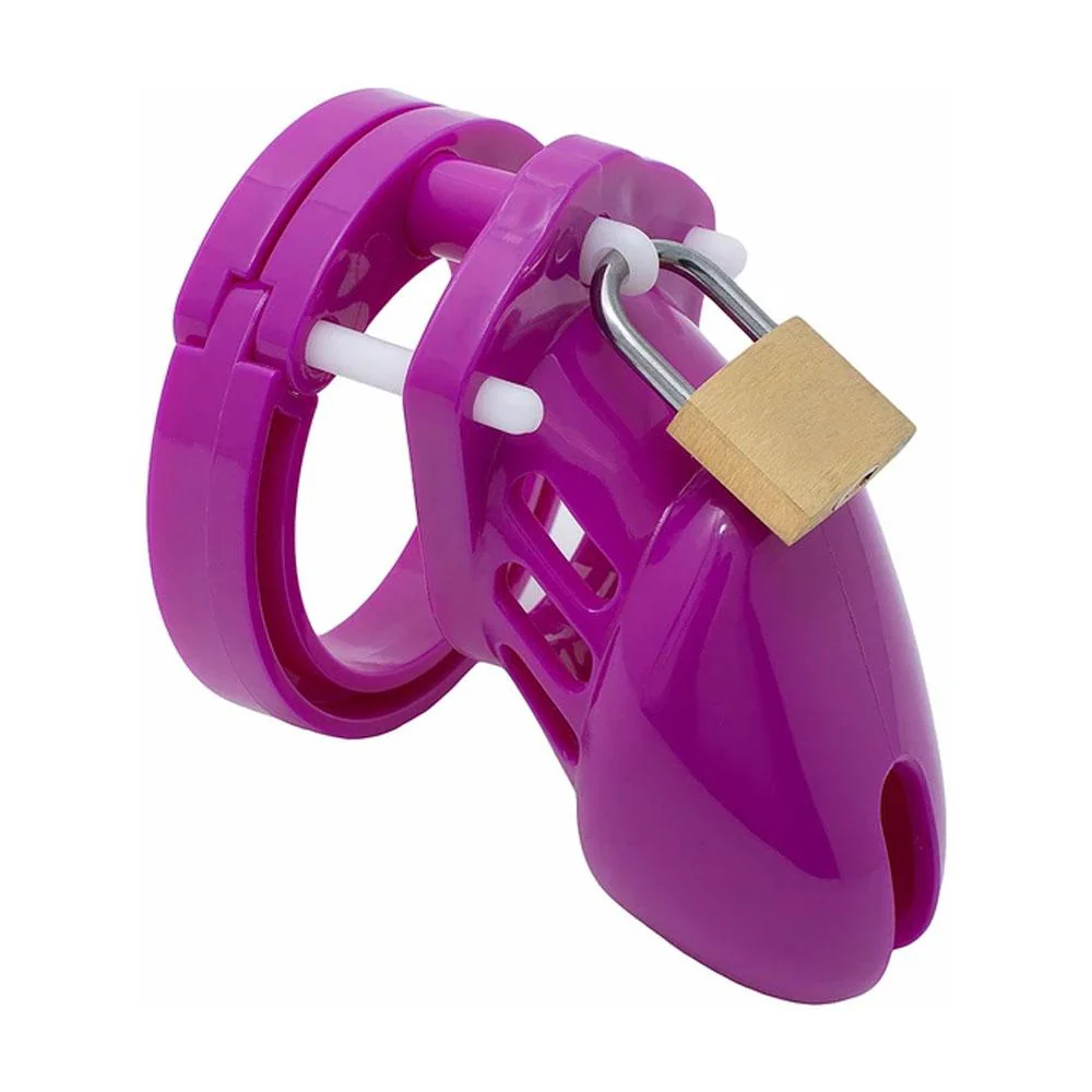 Purple Plastic Cock Cage 3.15 inches and 3.94 inches long - Image 7