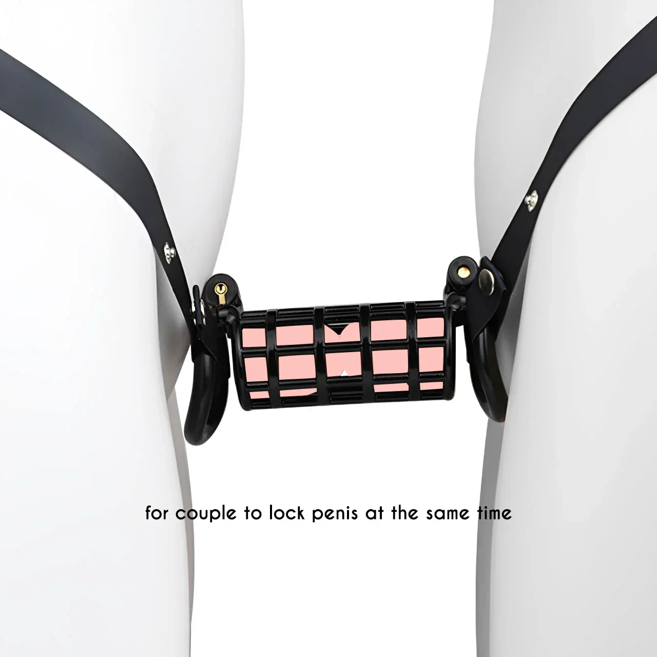 Plastic Twin Chastity Cage - Image 6
