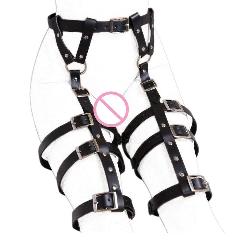 Please Your Master Leather Sex Belt - Image 3