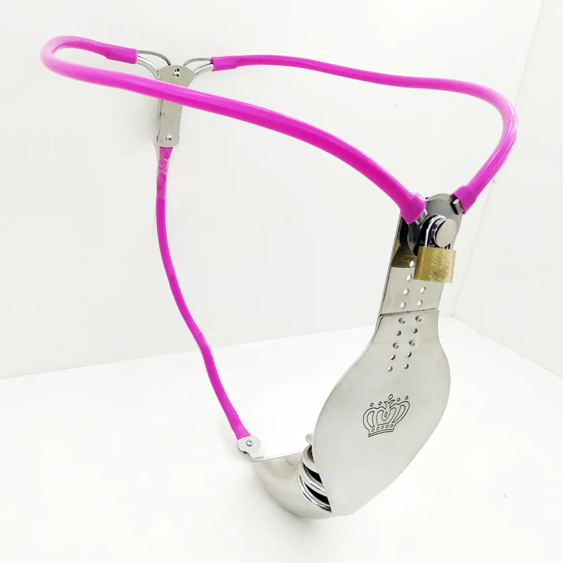 Portable Stainless Steel Chastity Belt - Image 2