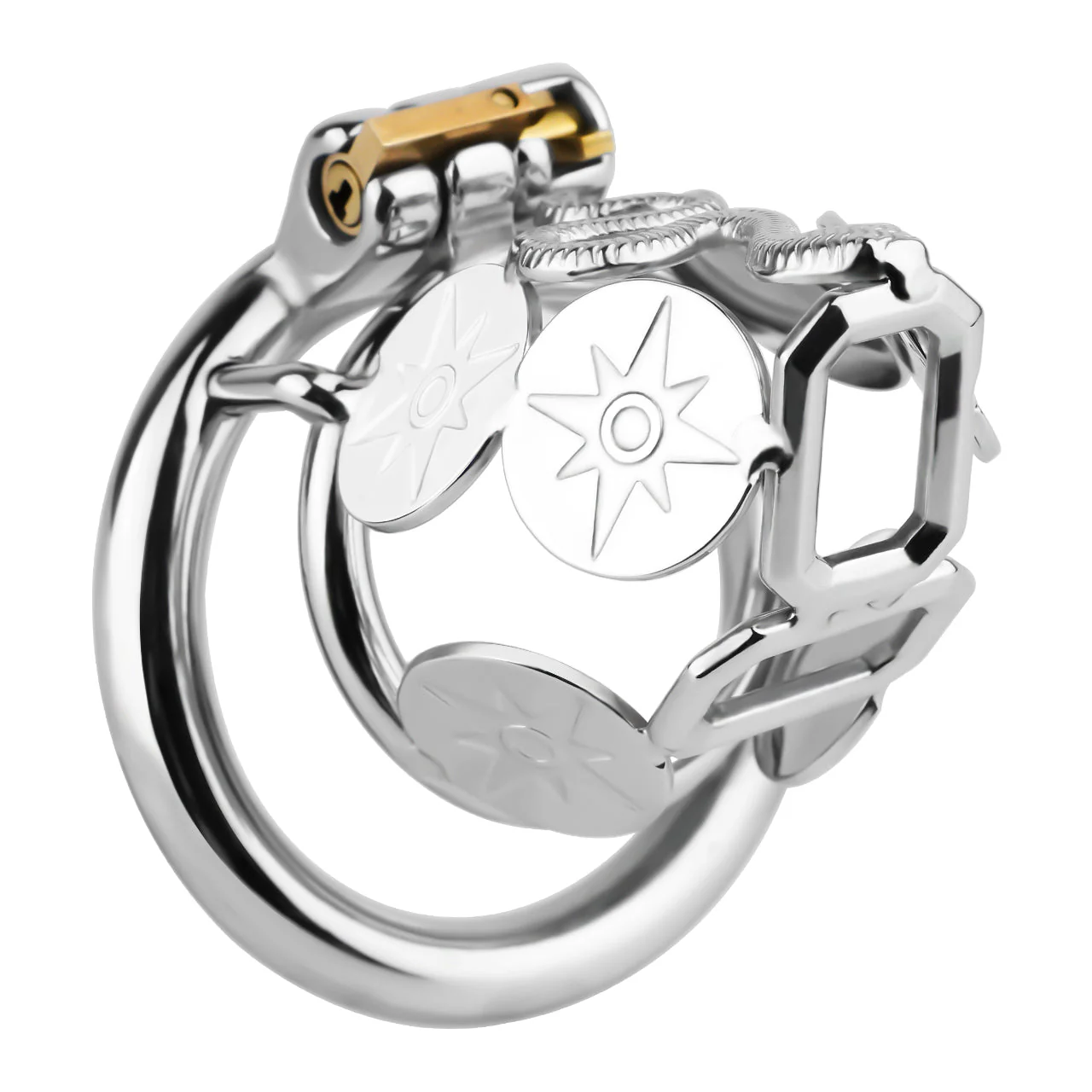 Premium Metal Snake Chastity Cage - Image 4