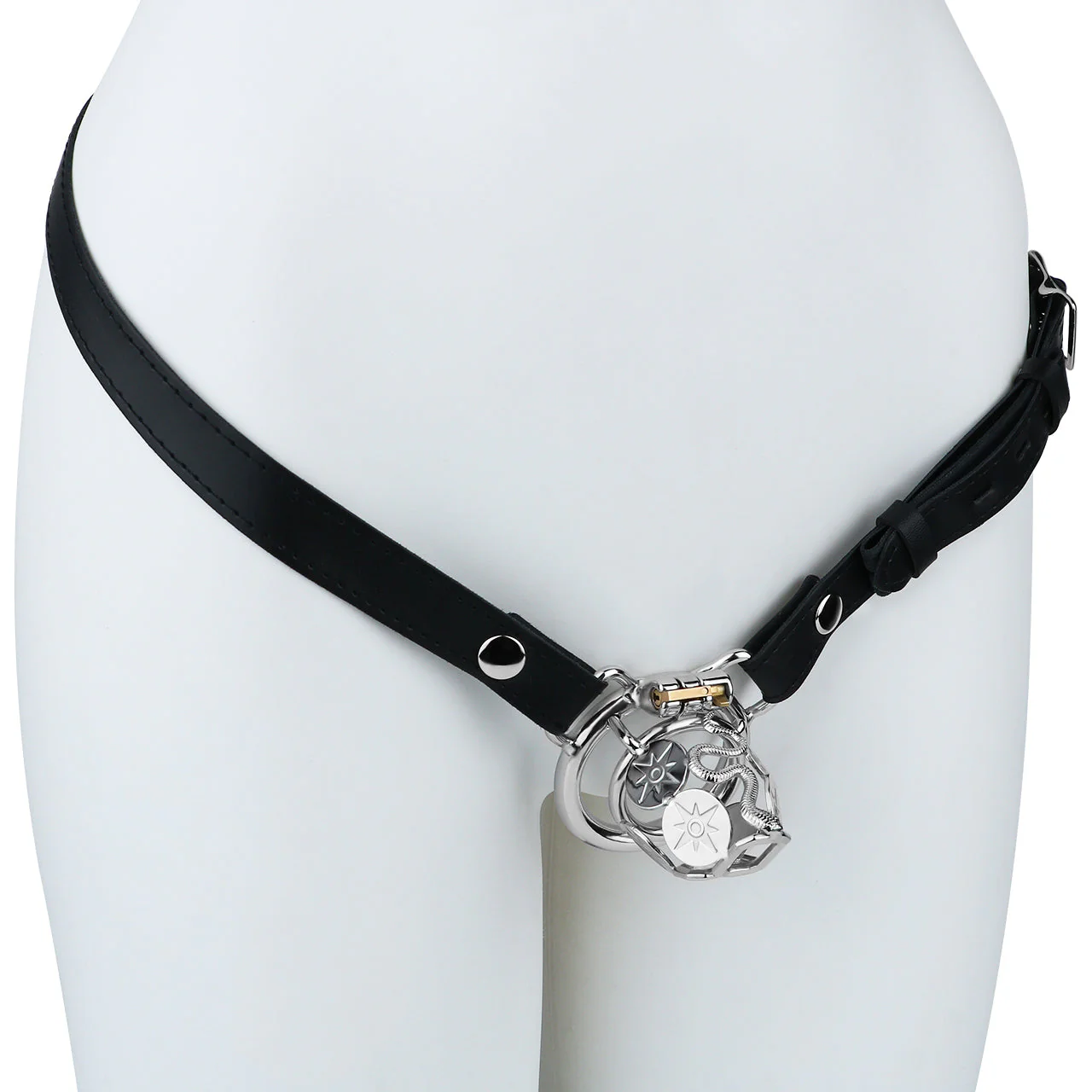 Premium Metal Snake Chastity Cage - Image 7
