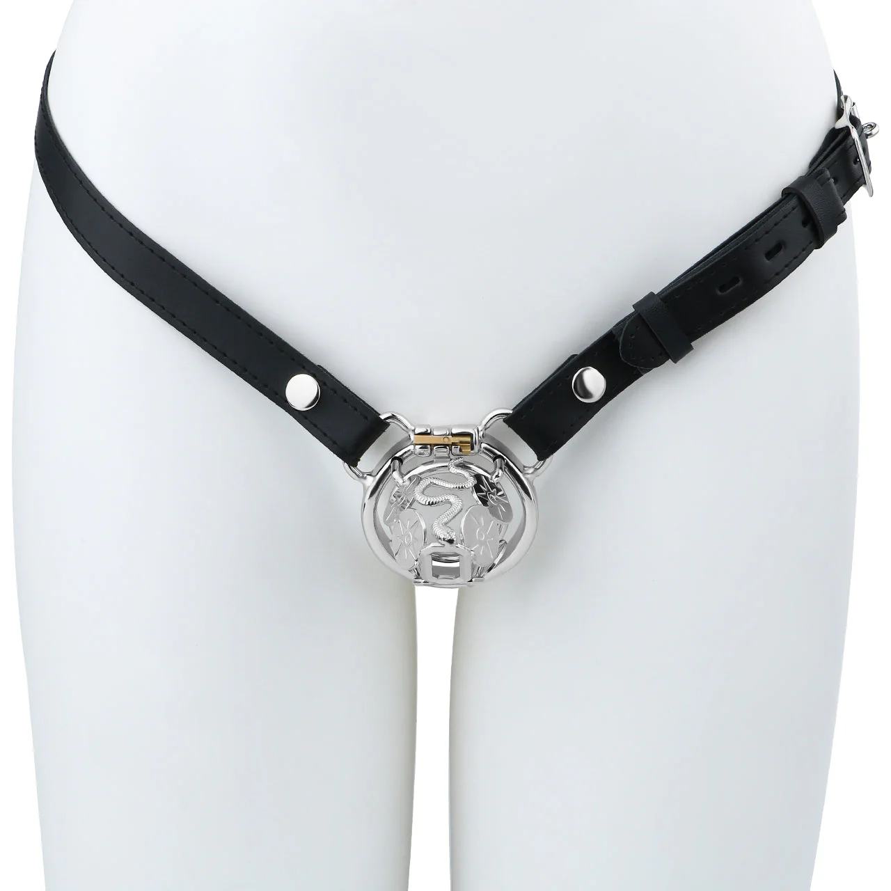 Premium Metal Snake Chastity Cage - Image 9