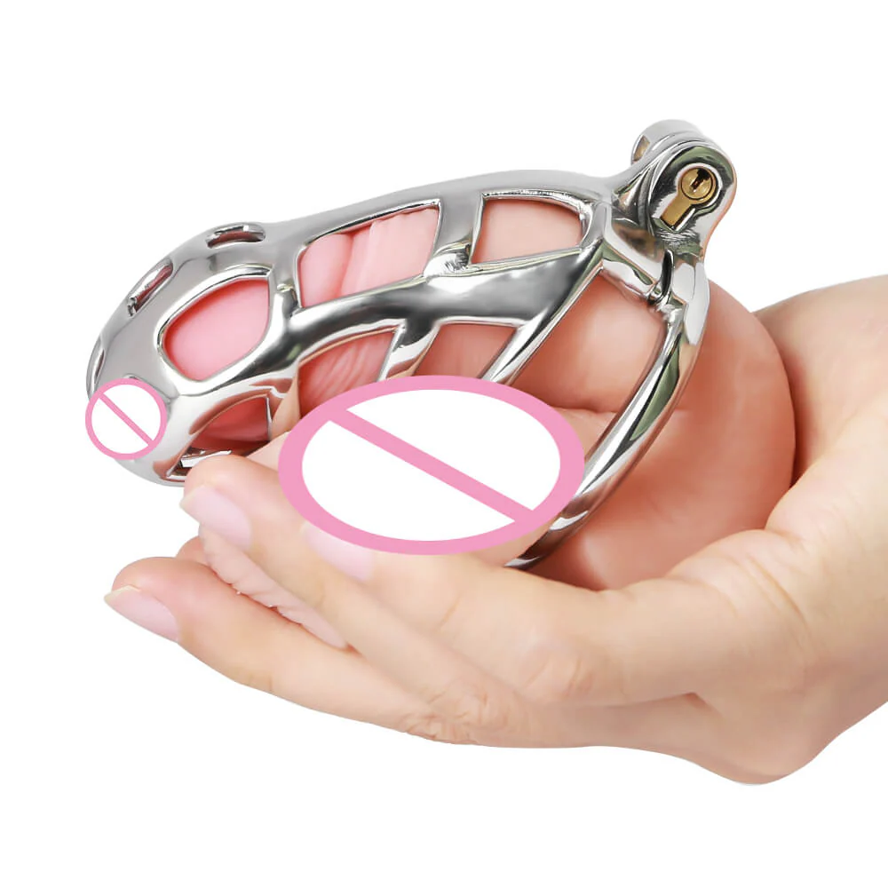 Primary Stainless Steel MAMBA Chastity Cage - Image 3