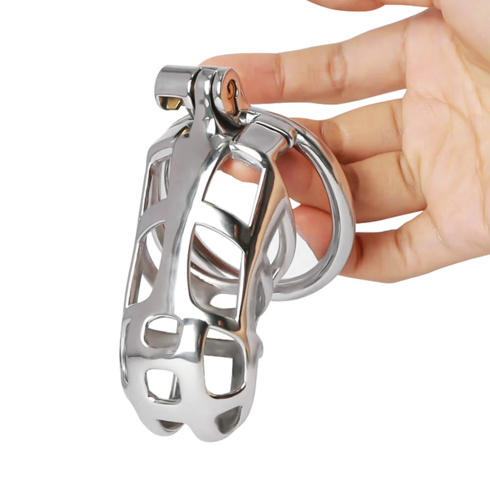 Primary Stainless Steel MAMBA Chastity Cage - Image 4