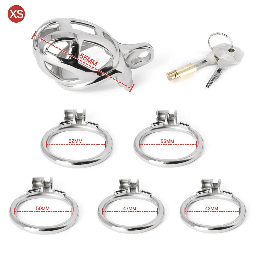 Primary Stainless Steel MAMBA Chastity Cage - Image 5