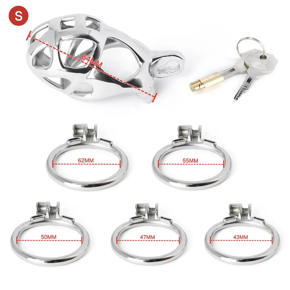 Primary Stainless Steel MAMBA Chastity Cage - Image 6