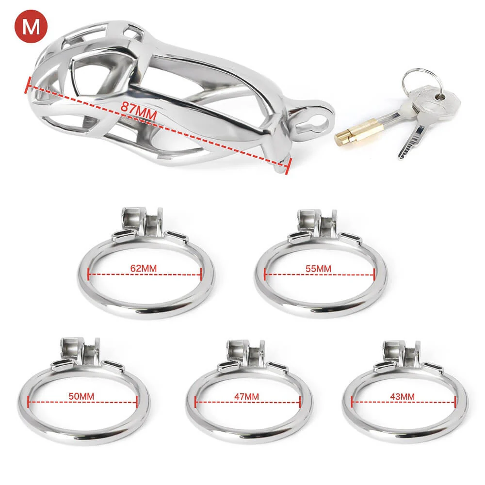 Primary Stainless Steel MAMBA Chastity Cage - Image 7