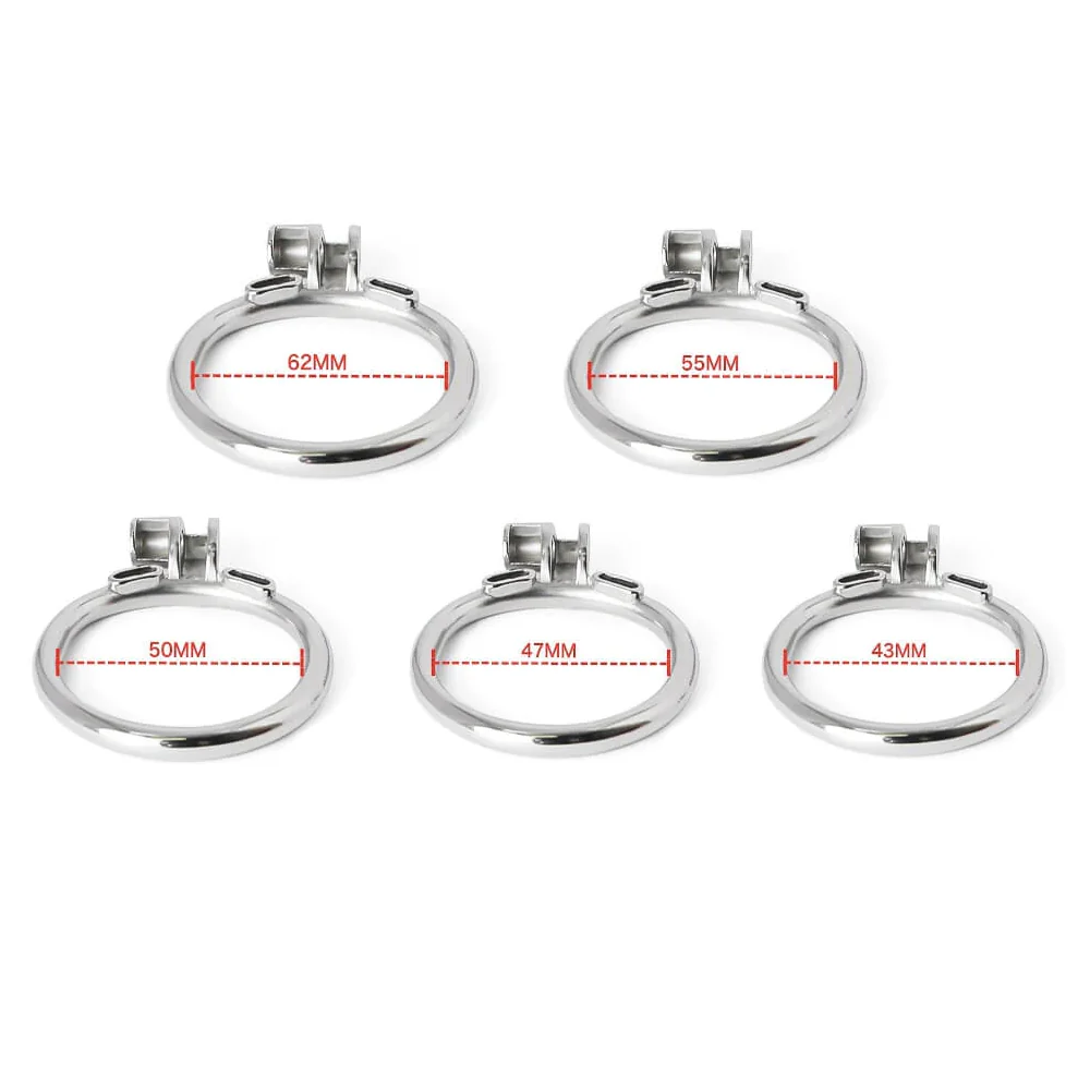 Primary Stainless Steel MAMBA Chastity Cage‘ Ring