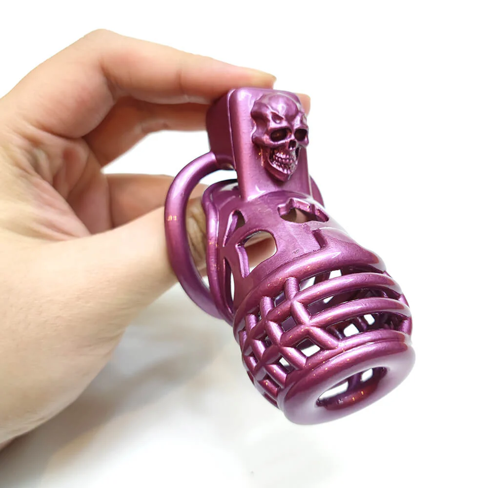 Purple Grenade Chastity Cage - Image 2
