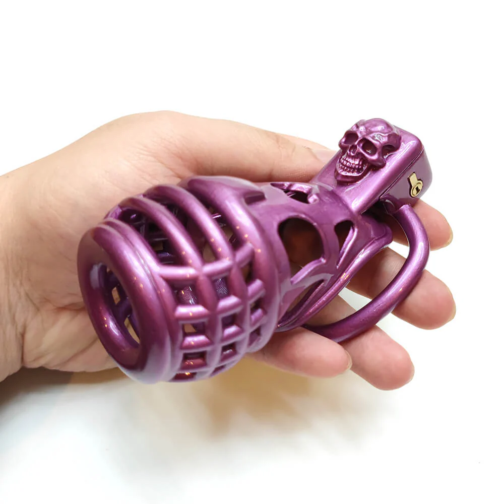 Purple Grenade Chastity Cage - Image 4