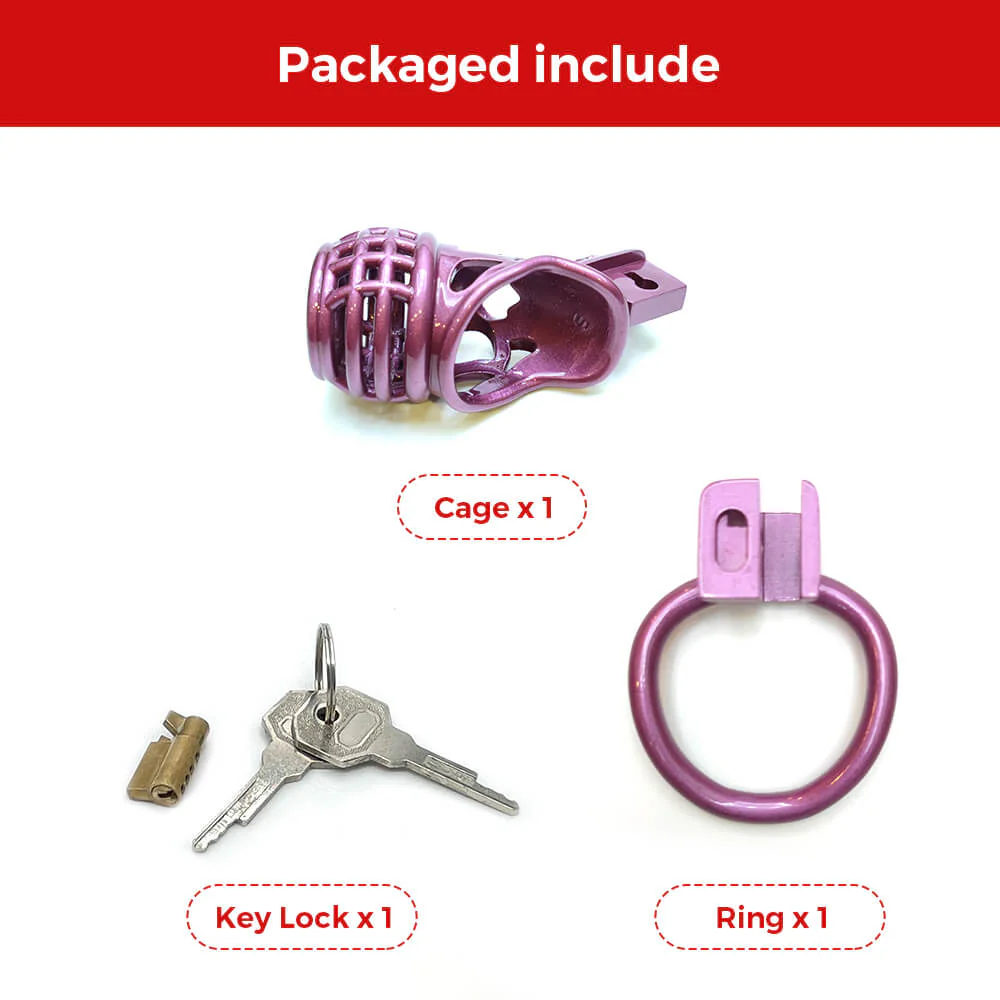Purple Grenade Chastity Cage - Image 6