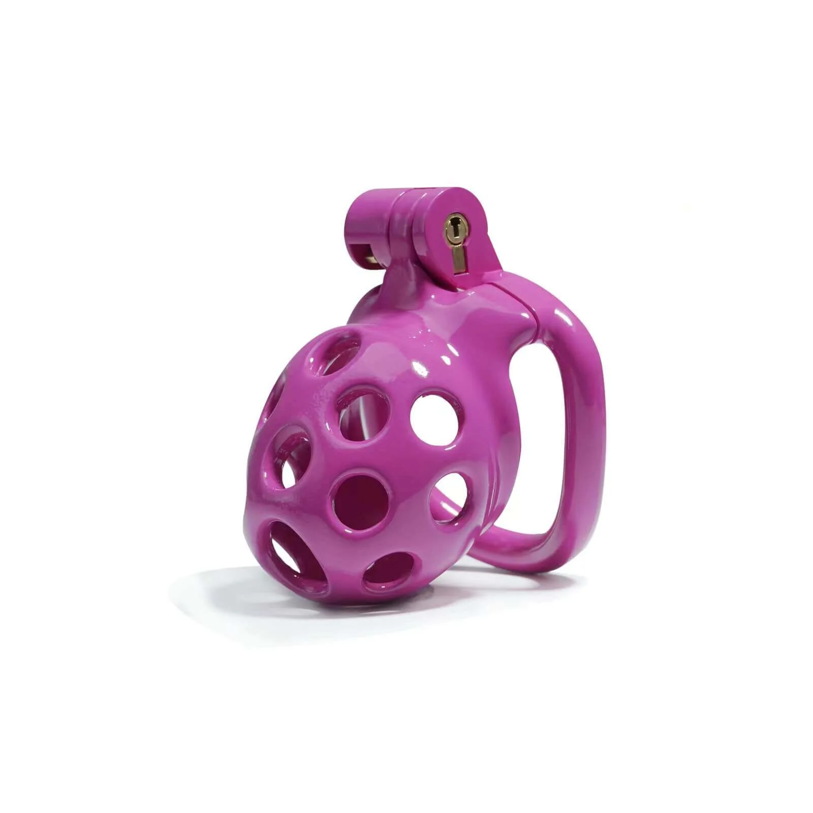 Purple Hole Cobra Chastity Cage Kit 1.77 To 4.13 Inches Long - Image 3