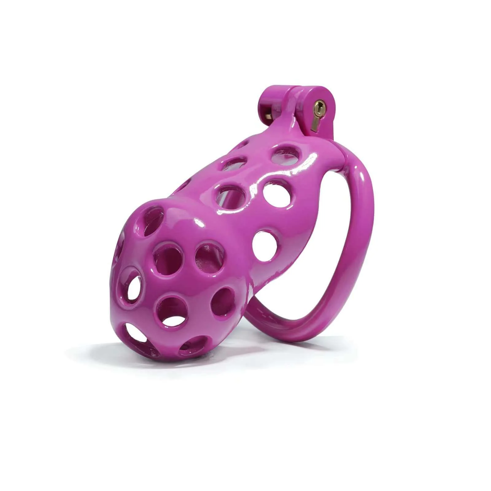 Purple Hole Cobra Chastity Cage Kit 1.77 To 4.13 Inches Long - Image 5