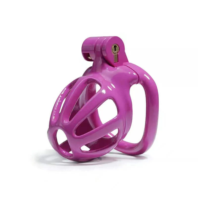 Purple Stripe Cobra Chastity Cage Kit 1.77 To 4.13 Inches Long - Image 3