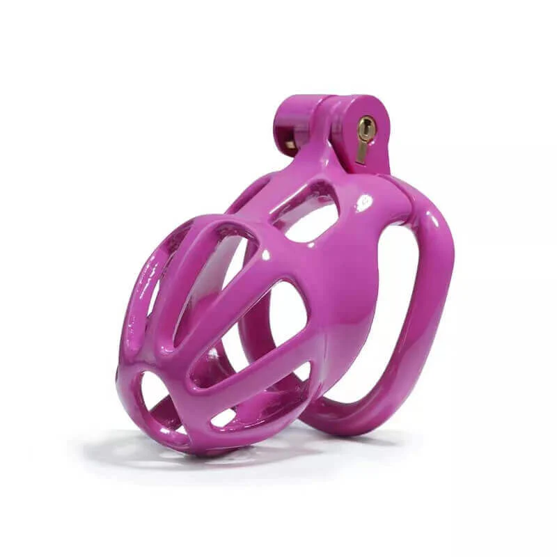 Purple Stripe Cobra Chastity Cage Kit 1.77 To 4.13 Inches Long - Image 4
