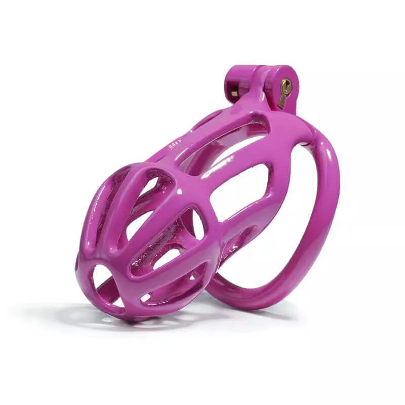 Purple Stripe Cobra Chastity Cage Kit 1.77 To 4.13 Inches Long - Image 5