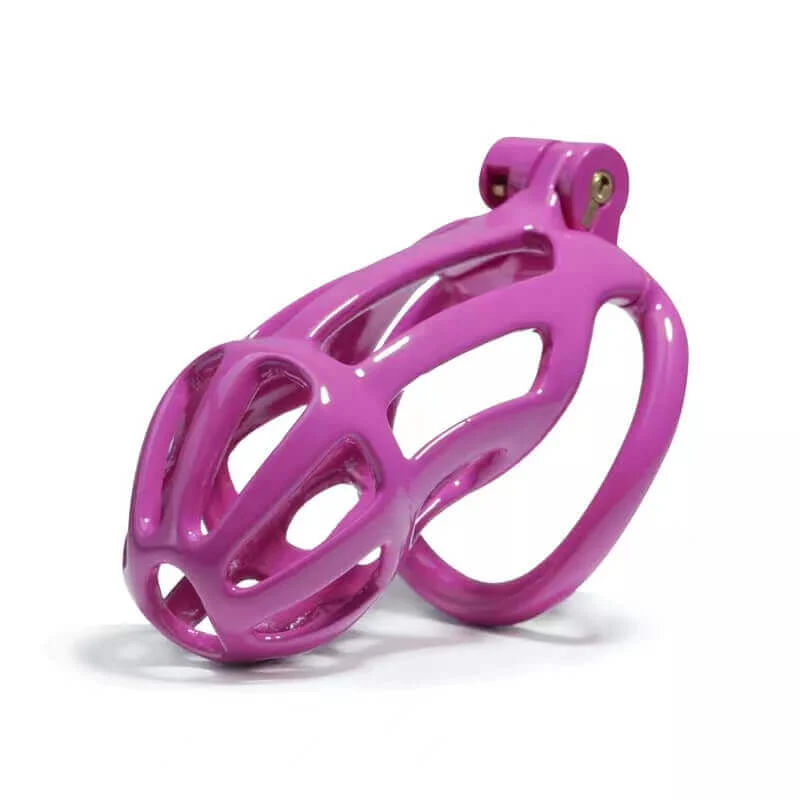 Purple Stripe Cobra Chastity Cage Kit 1.77 To 4.13 Inches Long - Image 6