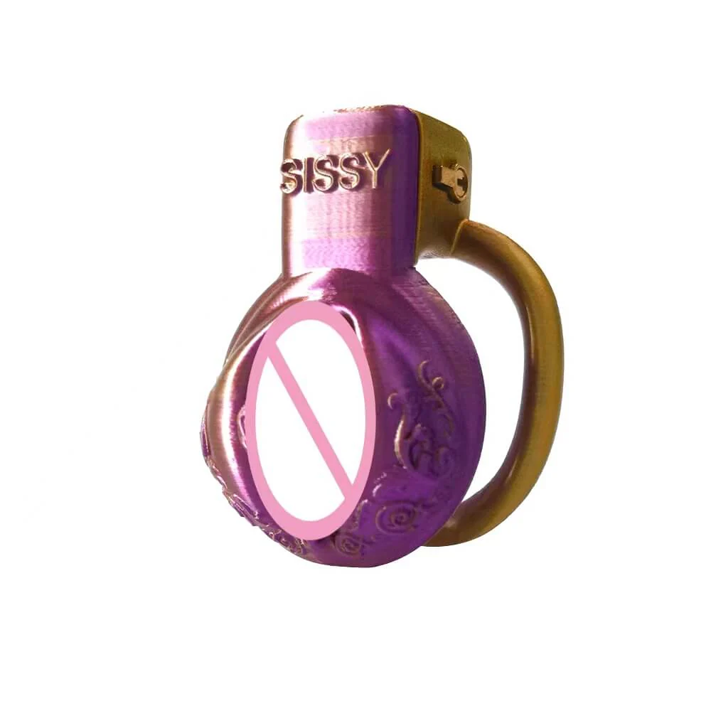 Pussy Vaginal Mix Color Chastity Cage - Image 12