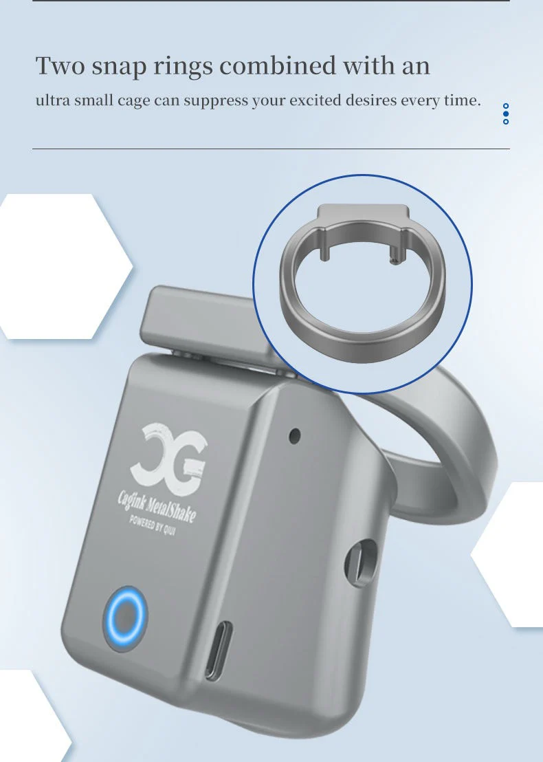 QIUI Cagink MetalShake Chastity Cage Remotely - Image 14