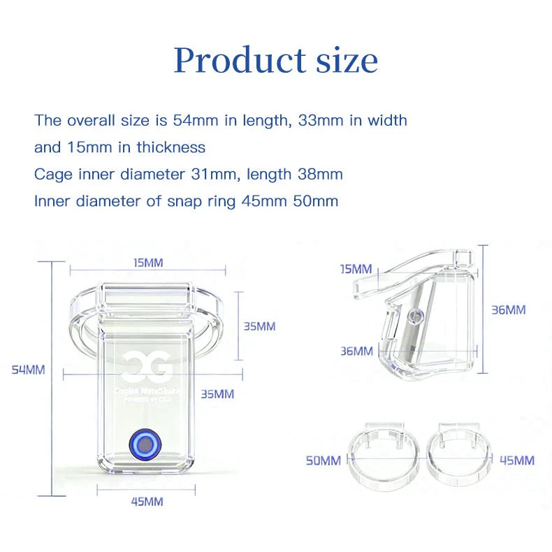 QIUI Cagink MetalShake Chastity Cage Remotely - Image 16