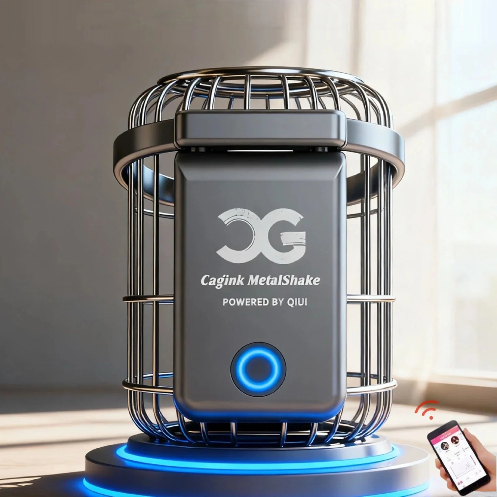 QIUI Cagink MetalShake Chastity Cage Remotely - Image 17