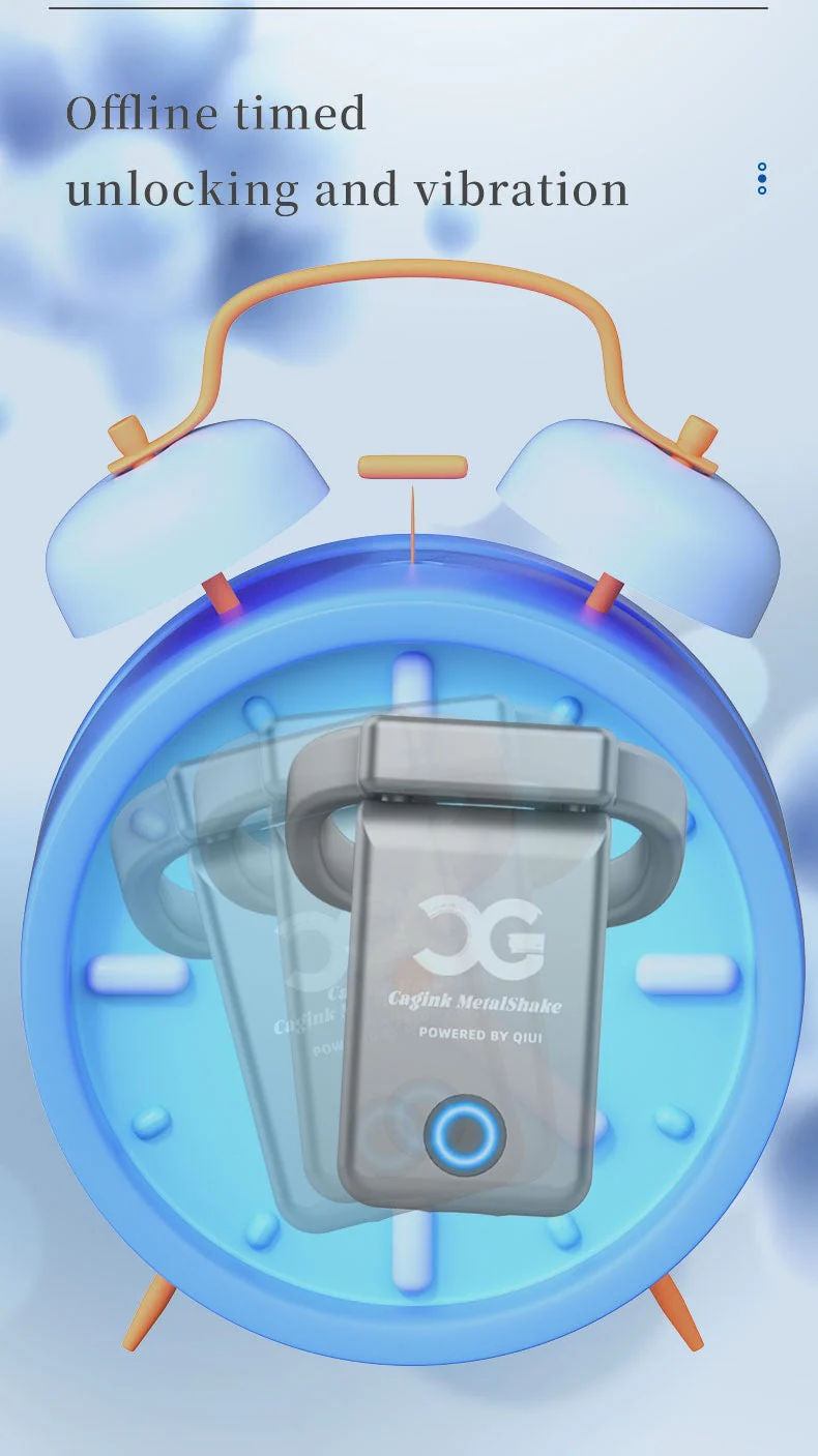 QIUI Cagink MetalShake Chastity Cage Remotely - Image 9