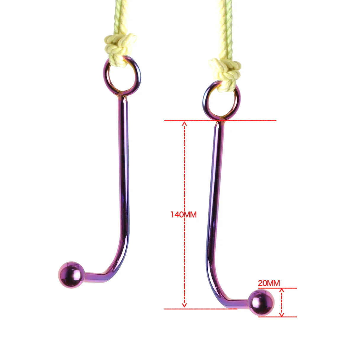 Rainbow Anal Hook Stainless steel - Image 2