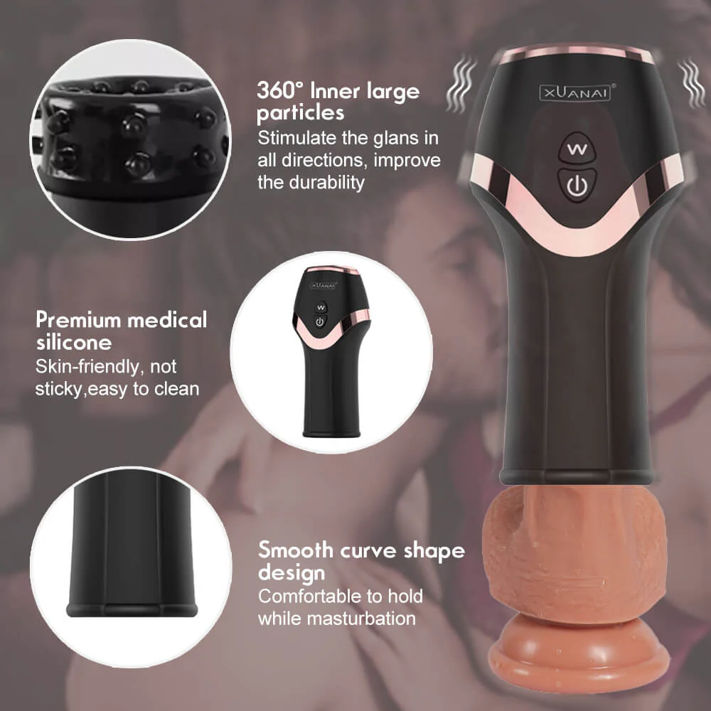 Razor 10 Frequency Vibration Masturbation Cup - Image 4