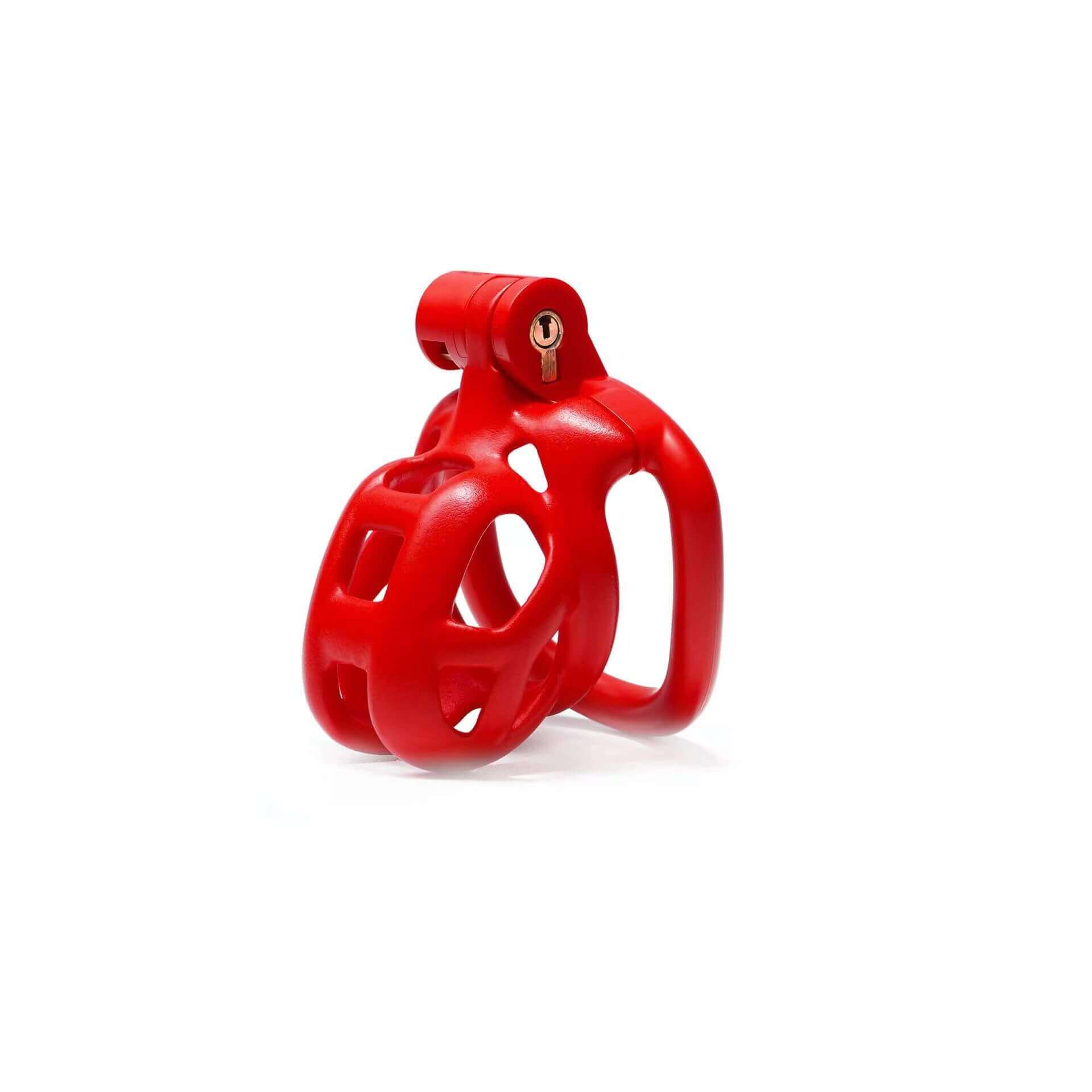 Red Cobra Chastity Cage Kit 1.77 To 4.13 Inches Long - Image 3