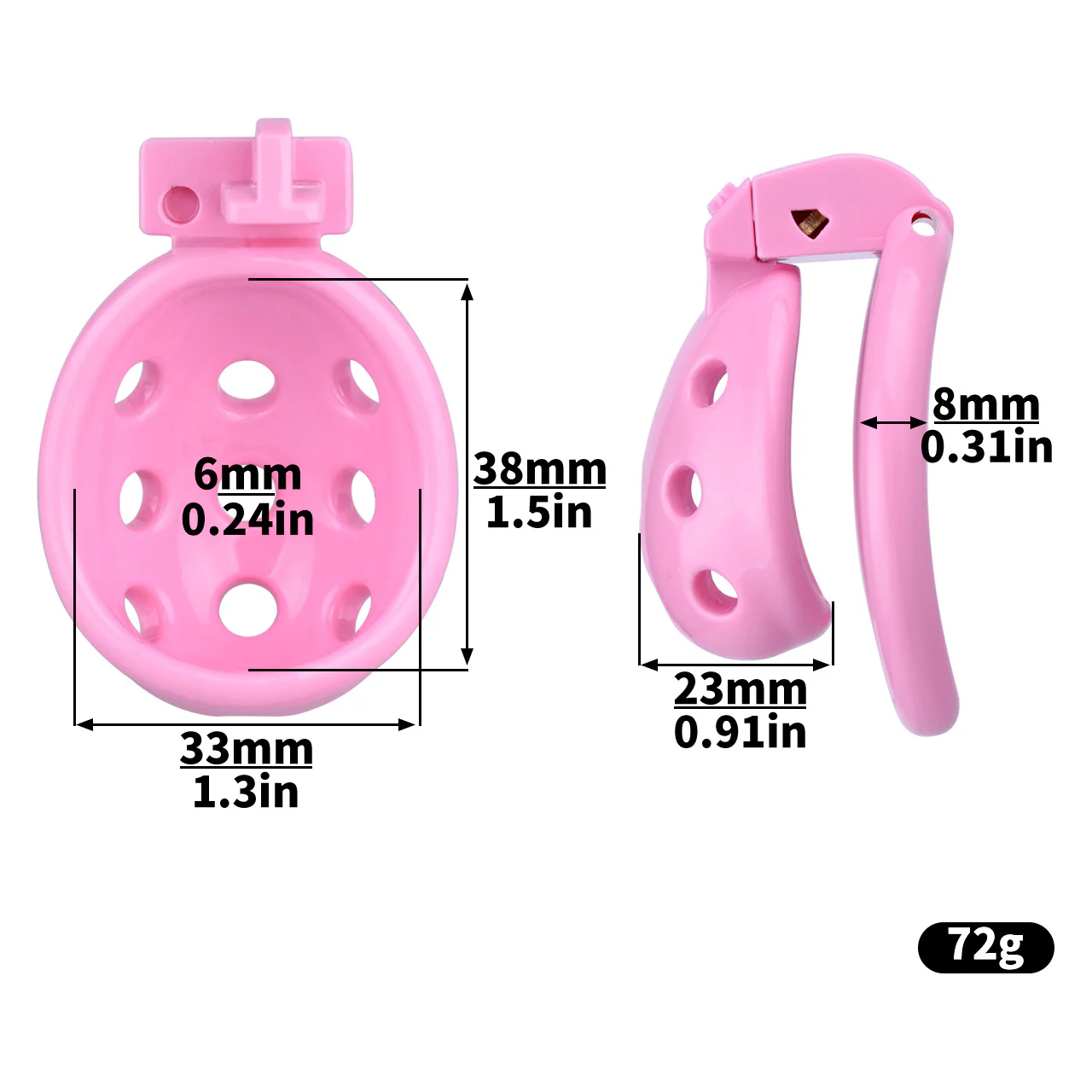 Resin Male Chastity Cage - Image 13