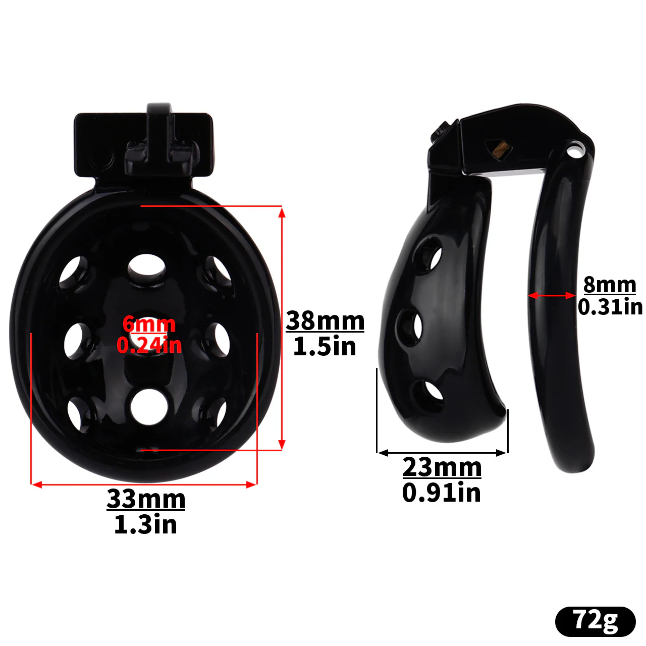 Resin Male Chastity Cage - Image 9