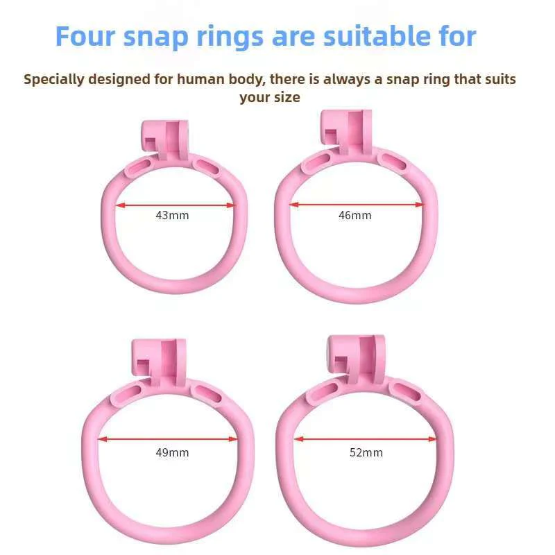 Reticular Pink Slave Chastity Devices - Image 4