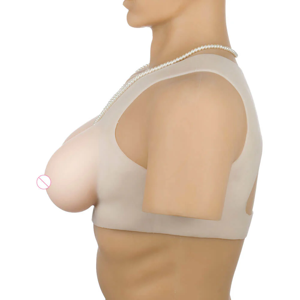 Round Neck Silicone Silk Sponge Filling Milk - Image 3