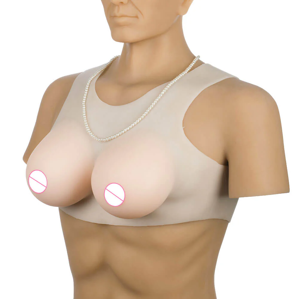 Round Neck Silicone Silk Sponge Filling Milk - Image 4