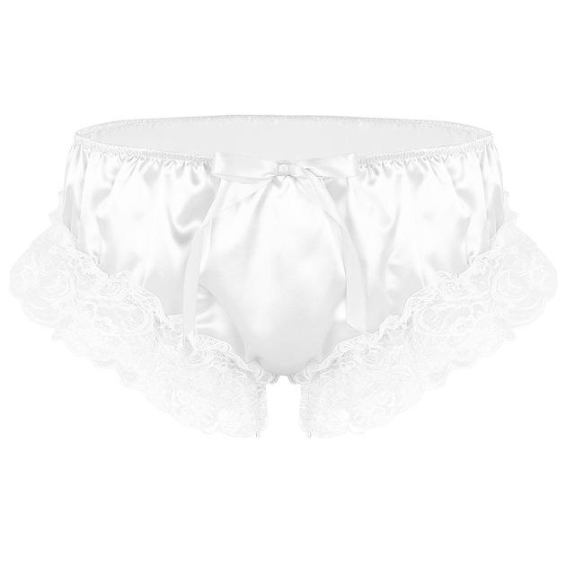 Ruffled Sissy Satin Panties - Image 3