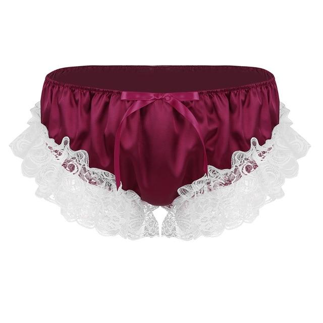 Ruffled Sissy Satin Panties - Image 4