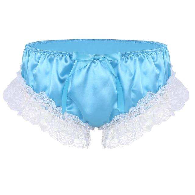 Ruffled Sissy Satin Panties - Image 5