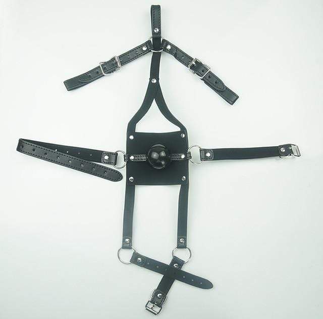 Sadistic Human Muzzle Harness - Image 2
