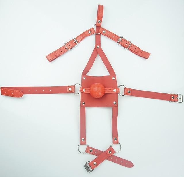Sadistic Human Muzzle Harness - Image 3