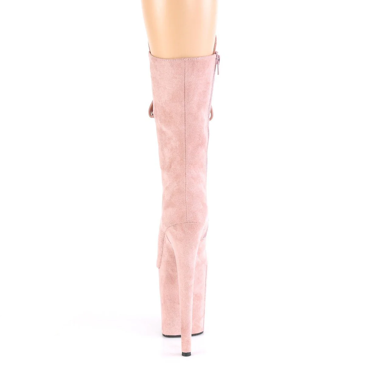 Seductive-1050FS Exotic Boot | RoseGold Faux Suede - Image 4