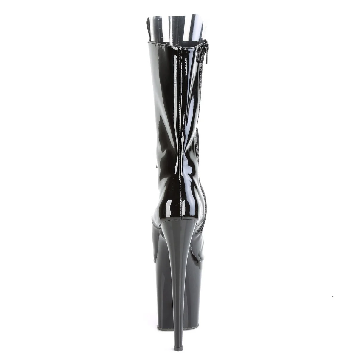 Seductive-1051 Exotic Boot | Black Patent - Image 4