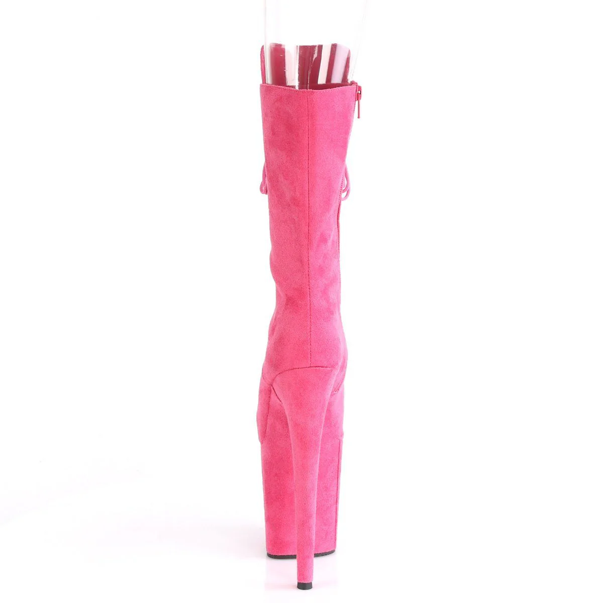 Seductive-1051FS Exotic Boot | Fuchsia Faux Suede - Image 4